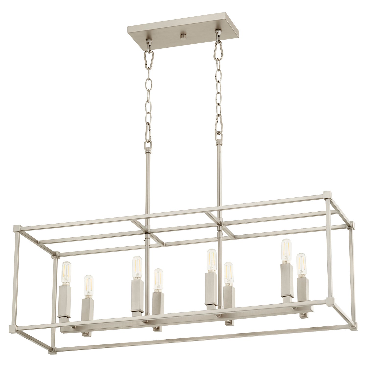 Quorum - 656-8-65 - Eight Light Pendant - Olympus - Satin Nickel