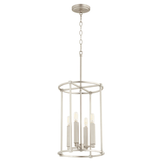 Quorum - 686-4-65 - Four Light Entry Pendant - Olympus - Satin Nickel