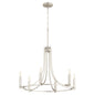 Quorum - 696-6-65 - Six Light Chandelier - Olympus - Satin Nickel