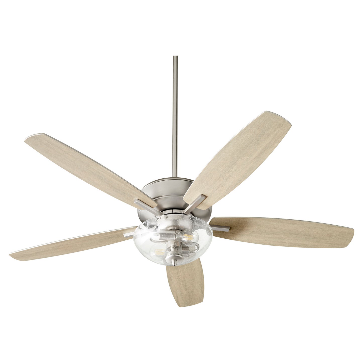 Quorum - 7052-265 - 52"Ceiling Fan - Breeze - Satin Nickel