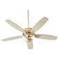 Quorum - 7052-280 - 52"Ceiling Fan - Breeze - Aged Brass