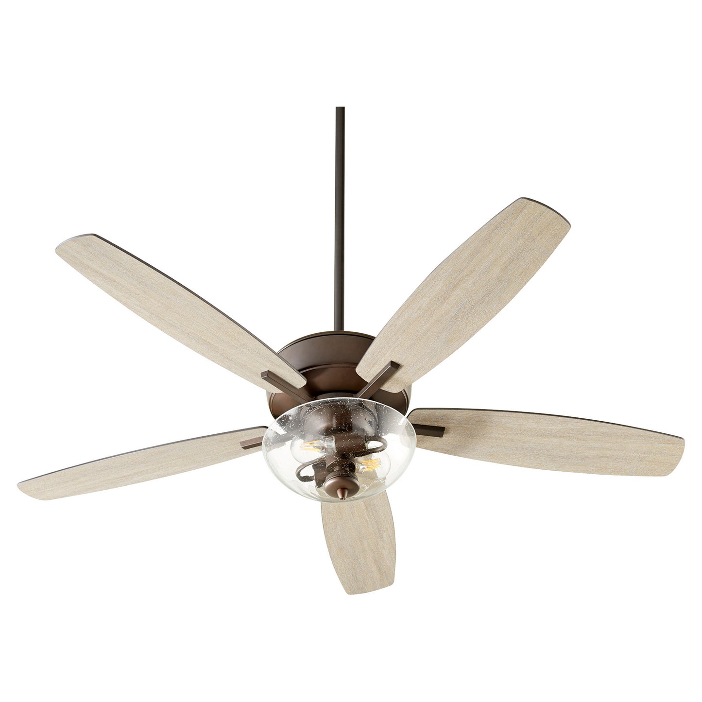 Quorum - 7052-286 - 52"Ceiling Fan - Breeze - Oiled Bronze