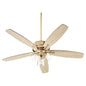 Quorum - 7052-380 - 52"Ceiling Fan - Breeze - Aged Brass