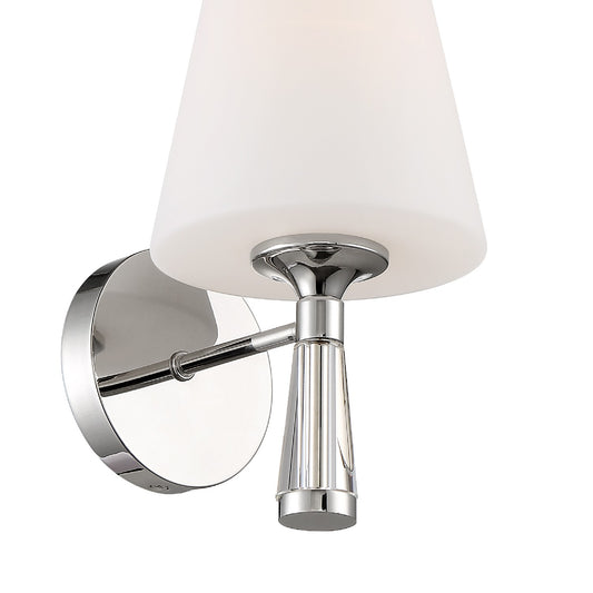 Crystorama - RAM-A3401-PN - One Light Wall Sconce - Ramsey - Polished Nickel