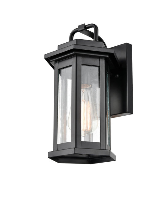 Millennium - 2681-PBK - One Light Outdoor Wall Bracket - Ellis - Powder Coated Black