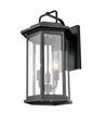 Millennium - 2685-PBK - Three Light Outdoor Wall Bracket - Ellis - Powder Coated Black