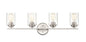 Millennium - 3684-SN - Four Light Vanity - Satin Nickel