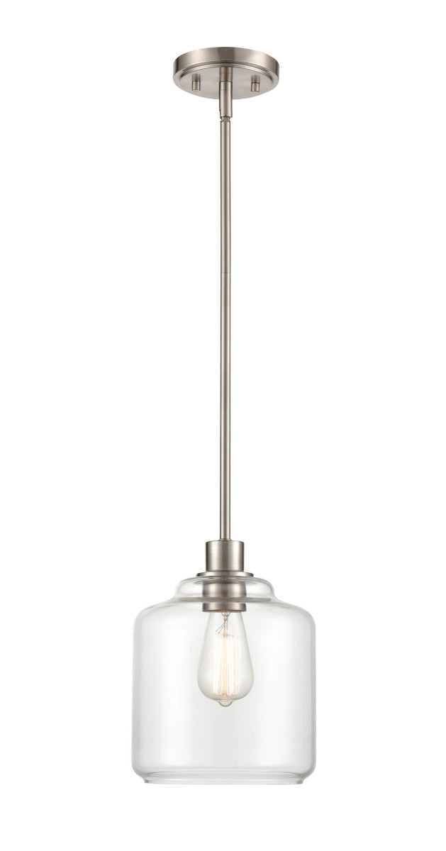 Millennium - 6901-SN - One Light Pendant - Asheville - Satin Nickel