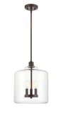 Millennium - 6933-RBZ - Three Light Pendant - Asheville - Rubbed Bronze