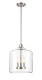 Millennium - 6933-SN - Three Light Pendant - Asheville - Satin Nickel