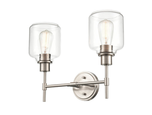 Millennium - 6942-SN - Two Light Vanity - Asheville - Satin Nickel