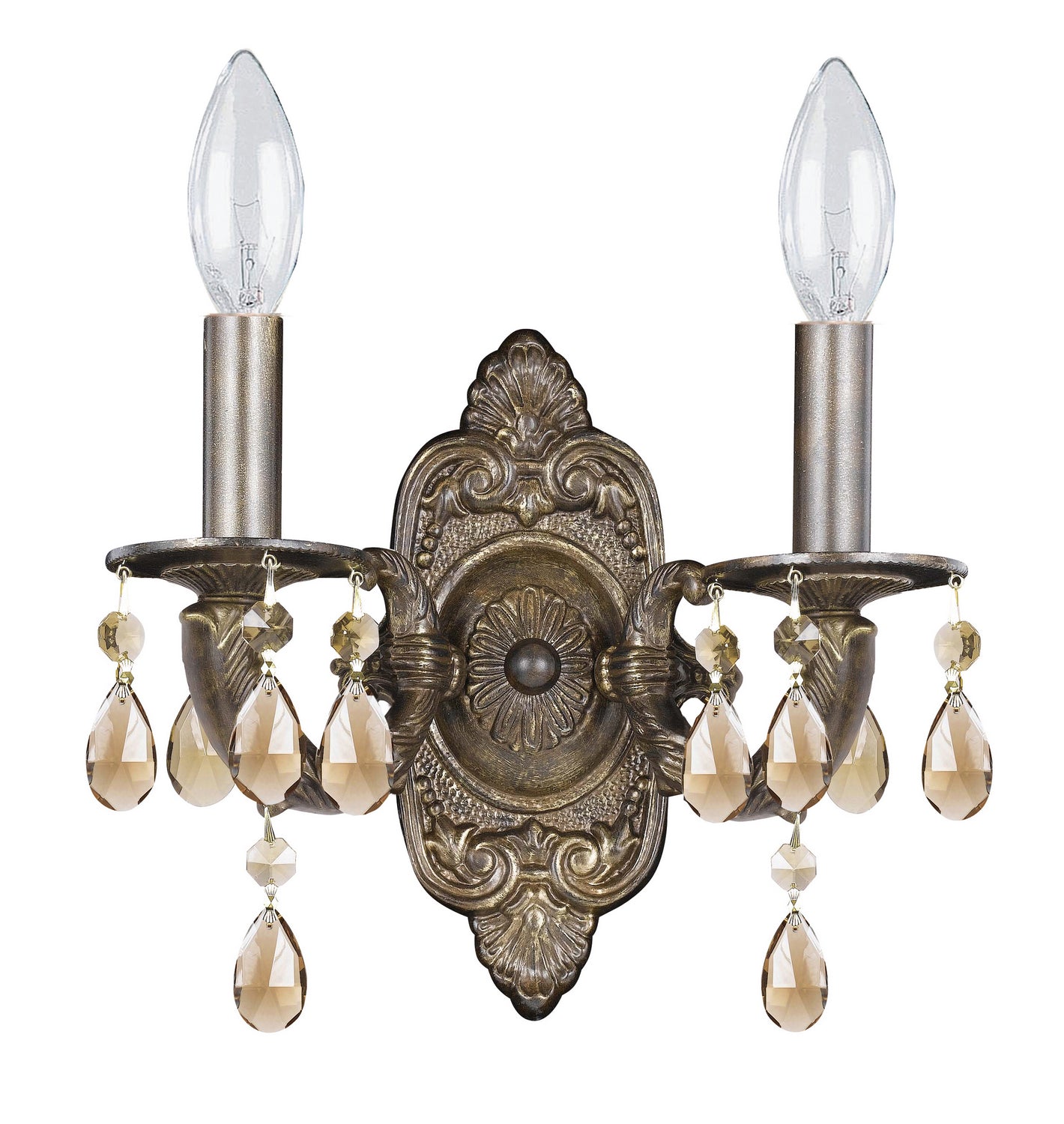 Crystorama - 5022-VB-GT-S - Two Light Wall Sconce - Paris Market - Venetian Bronze