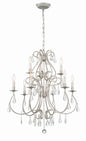 Crystorama - 5019-OS-CL-S - Nine Light Chandelier - Ashton - Olde Silver