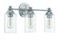 Craftmade - 49803-BNK-C - Three Light Vanity - Dardyn - Brushed Polished Nickel