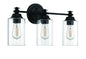 Craftmade - 49803-FB-C - Three Light Vanity - Dardyn - Flat Black