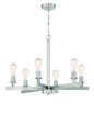 Craftmade - 53126-BNK - Six Light Chandelier - Chicago - Brushed Polished Nickel