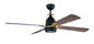 Craftmade - BEC52FBSB4 - 52"Ceiling Fan - Beckett - Flat Black/Satin Brass