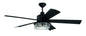 Craftmade - GAR56FB5 - 56"Ceiling Fan - Garrick Indoor/Outdoor - Flat Black