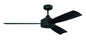 Craftmade - INS54FB3 - 54" Ceiling Fan - Inspo 54 Indoor/Outdoor - Flat Black