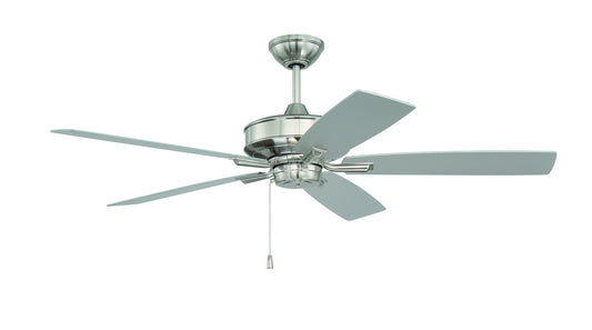 Craftmade - OPT52BNK5 - 52"Ceiling Fan - Optimum 52 - Brushed Polished Nickel
