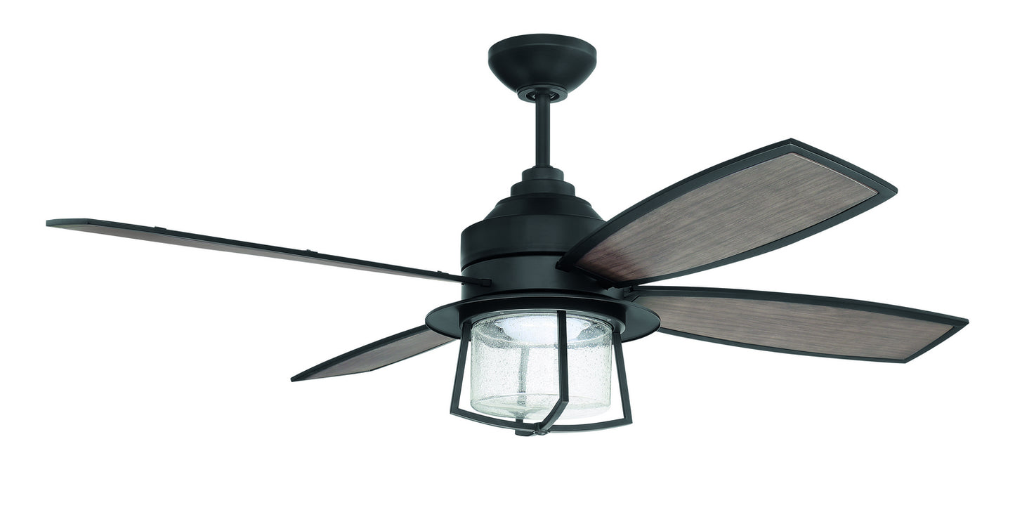 Craftmade - WAT52FB4 - 52"Ceiling Fan - Waterfront Indoor/Outdoor - Flat Black