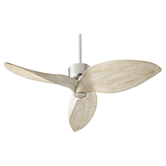 Quorum - 31523-65 - 52"Ceiling Fan - Hawkeye - Satin Nickel