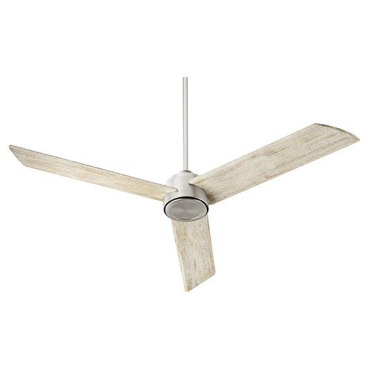 Quorum - 35603-65 - 60"Ceiling Fan - Trio - Satin Nickel