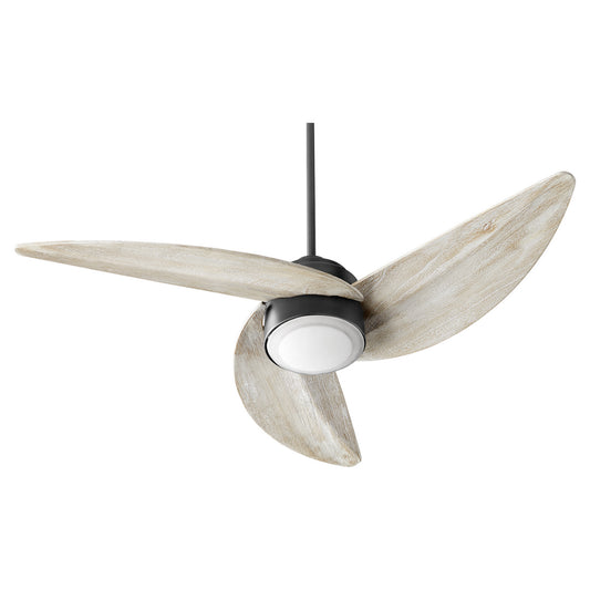 Quorum - 41523-69 - LED Ceiling Fan - Trinity - Textured Black