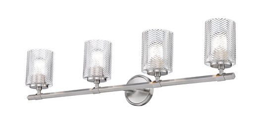 Z-Lite - 1934-4V-BN - Four Light Vanity - Dover Street - Brushed Nickel