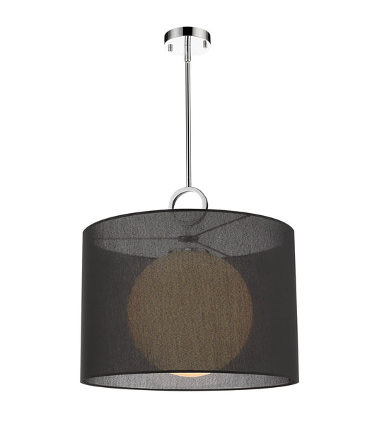 Z-Lite - 194-20BK-C - One Light Pendant - Arosia - Chrome