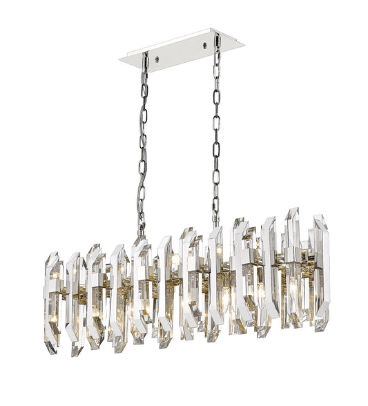 Z-Lite - 4006-11L-PN - 11 Light Linear Chandelier - Bova - Polished Nickel