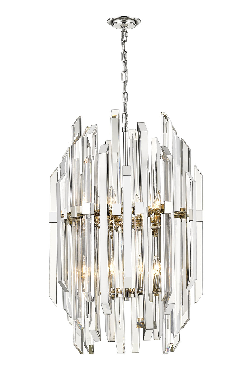 Z-Lite - 4006-12PN - 12 Light Chandelier - Bova - Polished Nickel