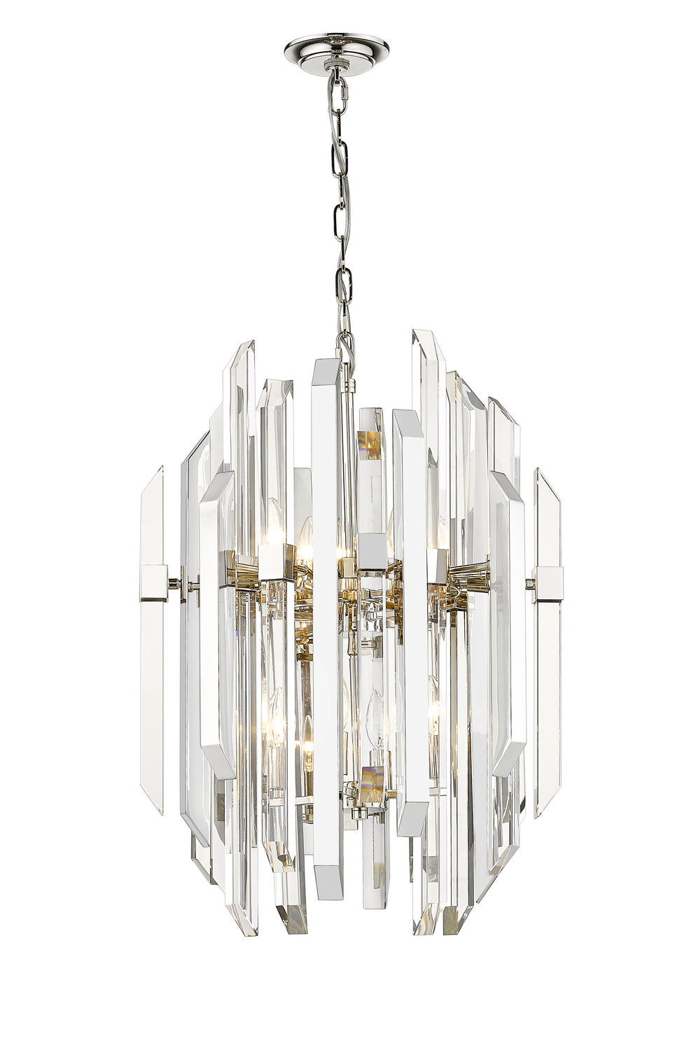 Z-Lite - 4006-8PN - Nine Light Chandelier - Bova - Polished Nickel