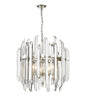 Z-Lite - 4006-9PN - Six Light Chandelier - Bova - Polished Nickel