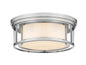 Z-Lite - 426F16-BN - Three Light Flush Mount - Willow - Brushed Nickel