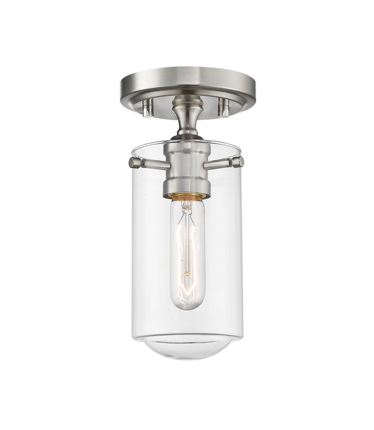 Z-Lite - 471F1-BN - One Light Flush Mount - Delaney - Brushed Nickel