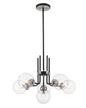 Z-Lite - 477-6MB-BN - Six Light Chandelier - Parsons - Matte Black / Brushed Nickel