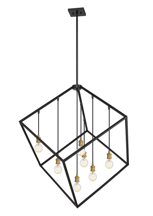 Z-Lite - 478P44-BRZ-OBR - Seven Light Chandelier - Vertical - Bronze / Olde Brass