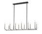 Z-Lite - 479-12L-MB-BN - 12 Light Linear Chandelier - Haylie - Matte Black / Brushed Nickel