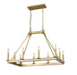 Z-Lite - 482-10L-OBR - Ten Light Linear Chandelier - Barclay - Olde Brass