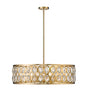 Z-Lite - 6010-30HB - Eight Light Chandelier - Dealey - Heirloom Brass