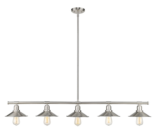 Z-Lite - 613-5L-BN - Five Light Linear Chandelier - Casa - Brushed Nickel