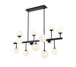 Z-Lite - 730-13L-MB - 13 Light Linear Chandelier - Midnetic - Matte Black