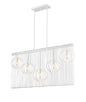 Z-Lite - 801-5L-WH - Five Light Linear Chandelier - Contour - White