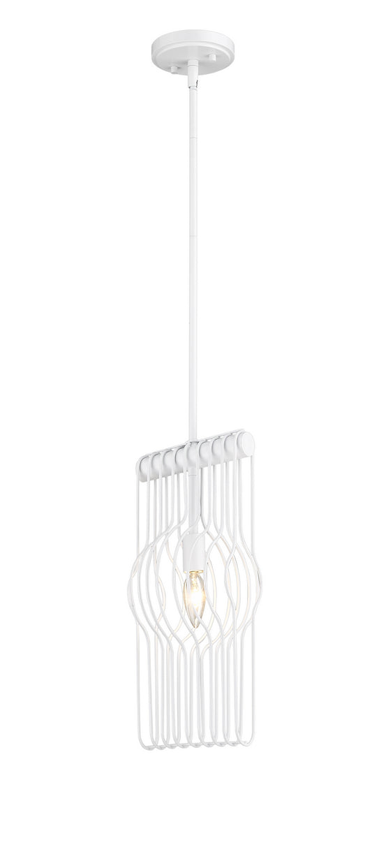 Z-Lite - 801MP-WH - One Light Pendant - Contour - White