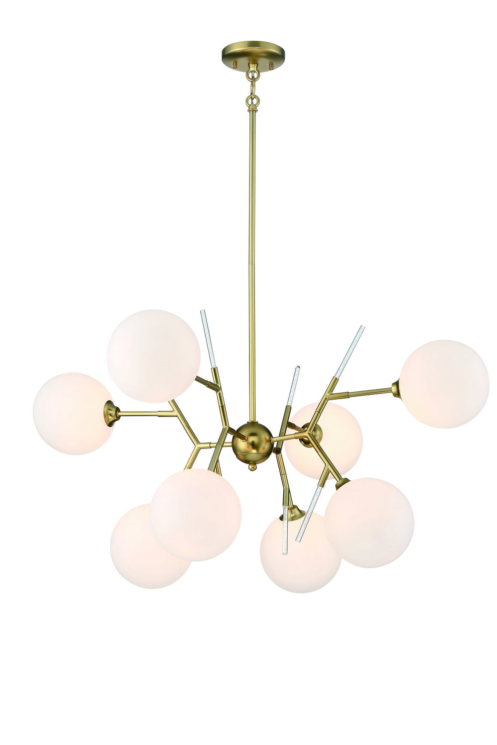 George Kovacs - P1488-248 - Eight Light Chandelier - Polares - Honey Gold