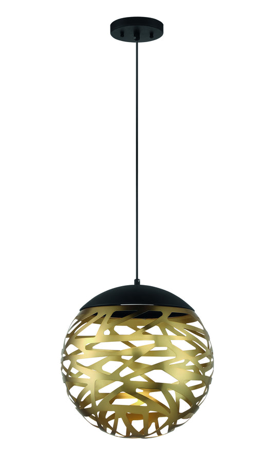 George Kovacs - P934-688-L - LED Pendant - Golden Eclipse - Coal And Honey Gold