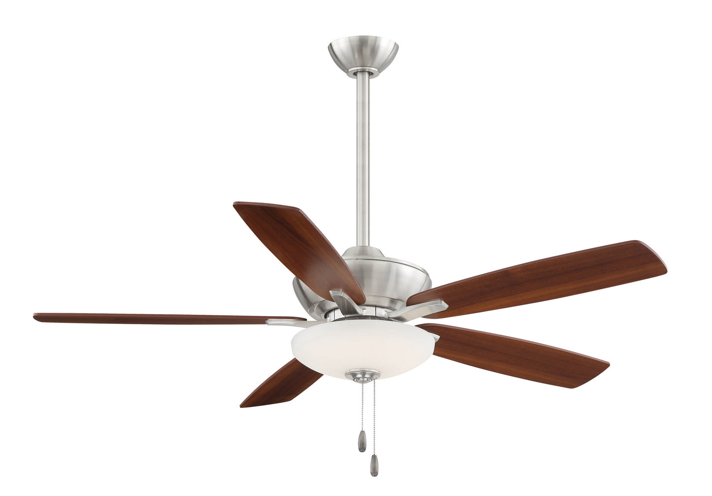 Minka Aire - F553L-BN/DW - 52"Ceiling Fan - Minute - Brushed Nickel/Dark Walnut