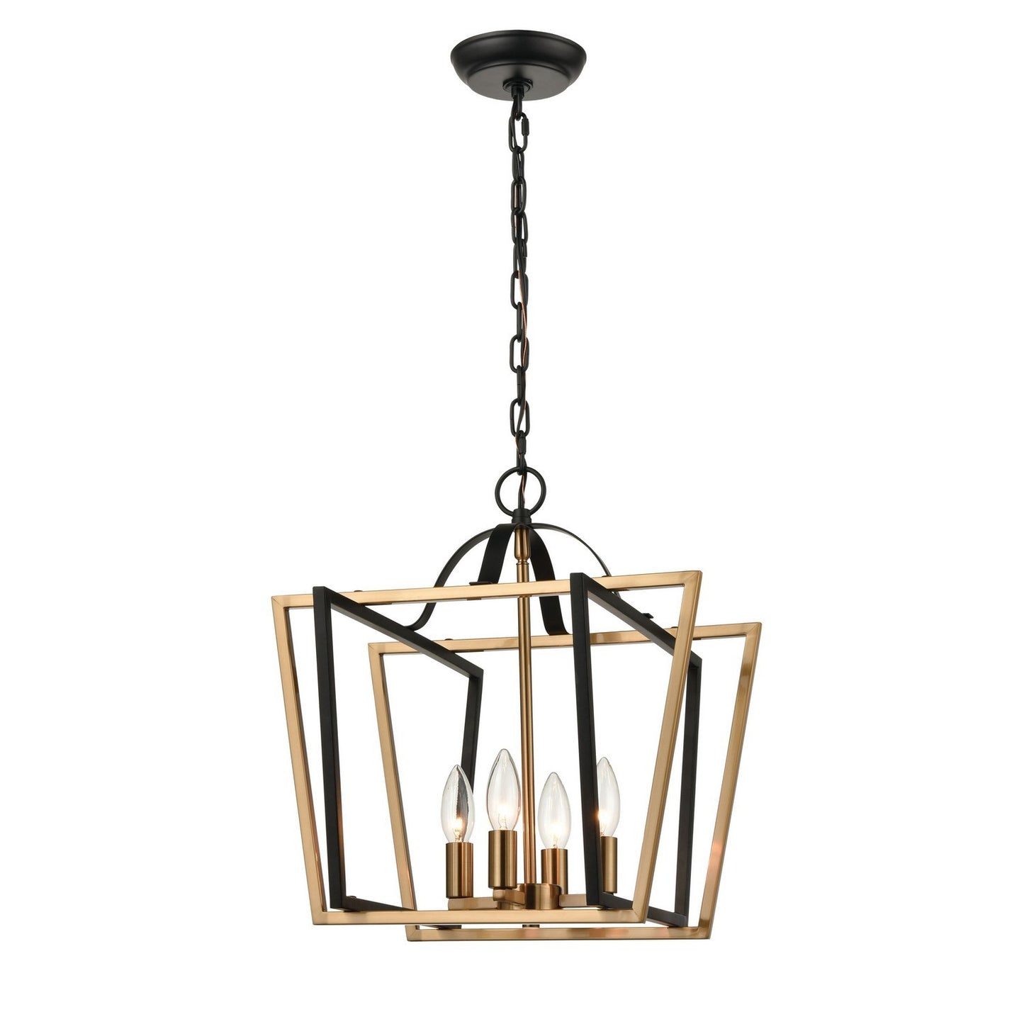 ELK Home - 18355/4 - Four Light Pendant - Bridgette - Matte Black