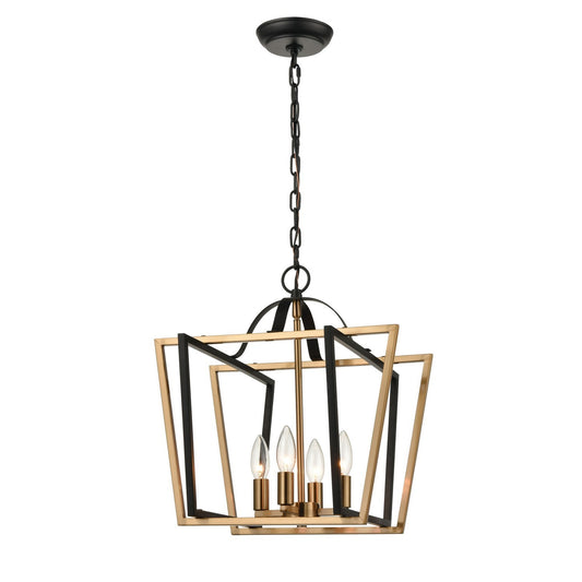 ELK Home - 18355/4 - Four Light Pendant - Bridgette - Matte Black